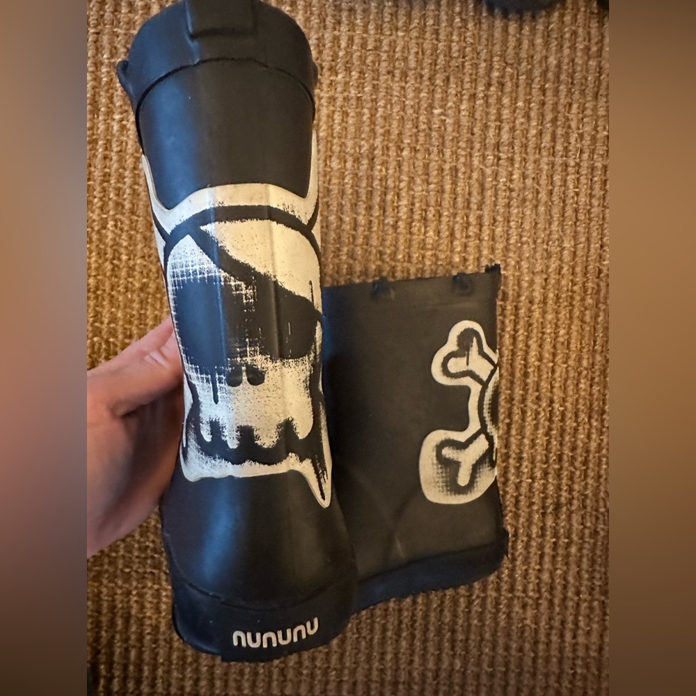 Nununu Kids Black Waterproof Boots